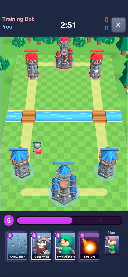 Skirmish screen
